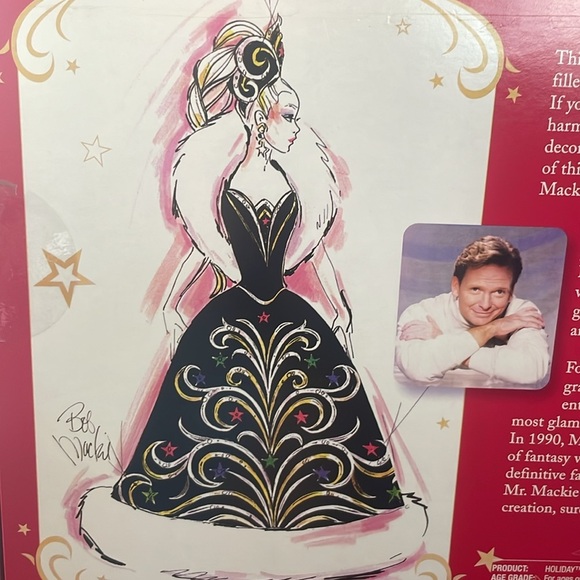 2006 Holiday Barbie by Bob Mackie NIB - Picture 5 of 11
